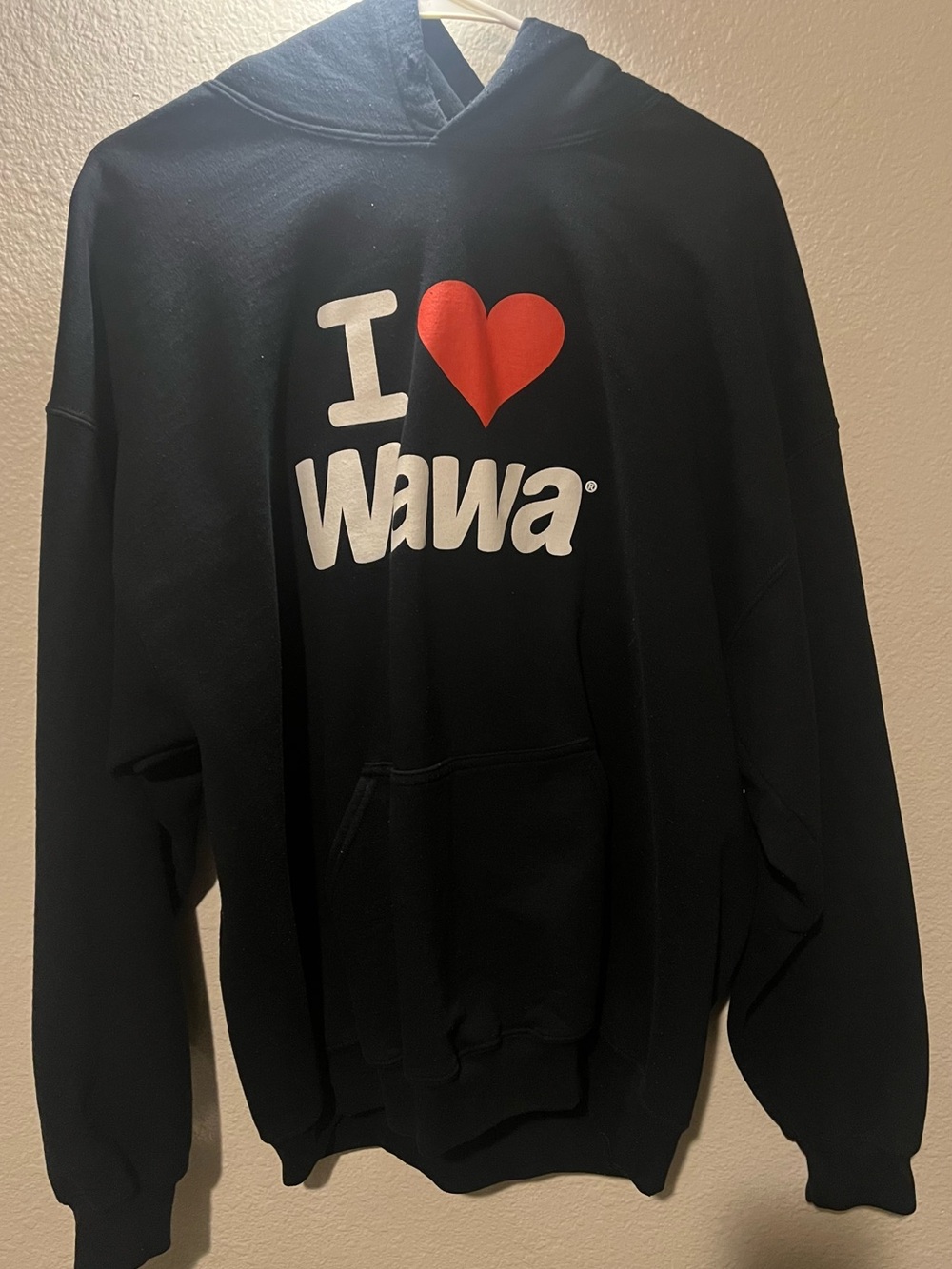 I ♥ Wawa Black Hoodie XL Mens